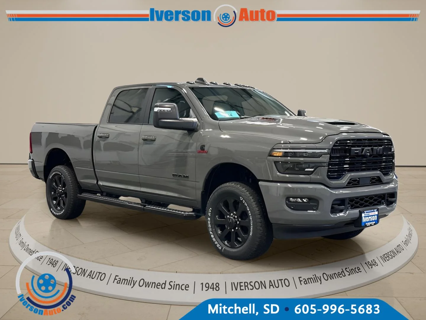 New 2026 Ceramic Gray Clear-Coat Exterior Paint RAM Laramie image 1