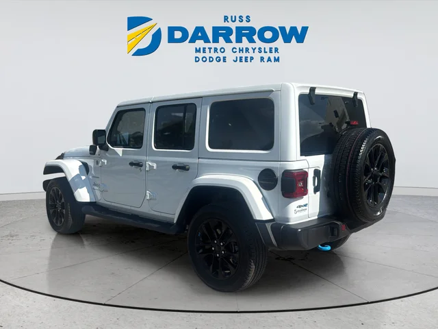 Used 2023 White Jeep Sahara 4xe image 3
