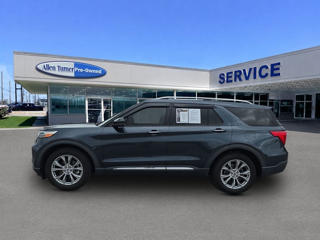 Used 2022 Stone Blue Metallic Ford Limited image 5