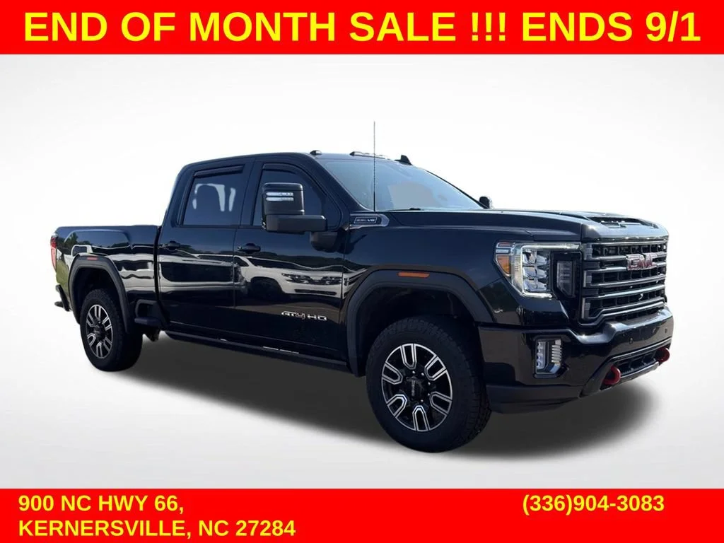 Used 2022 ONYX BLACK GMC AT4 image 1