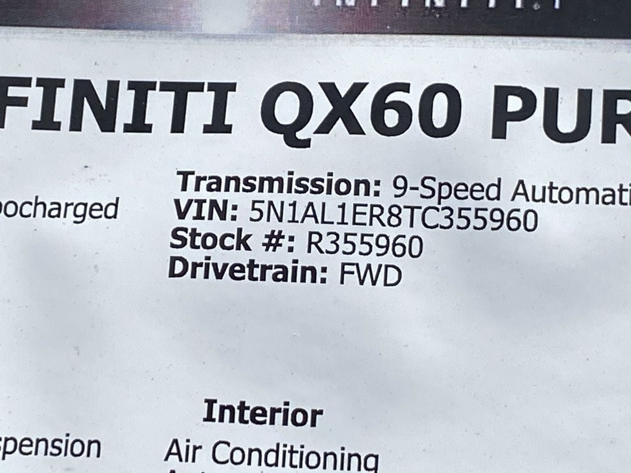 Certified Used 2026 Black Obsidian INFINITI PURE image 36