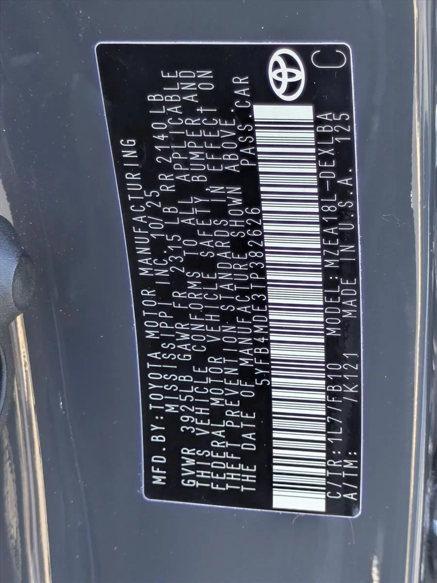 Used 2026 Gray Toyota LE image 22