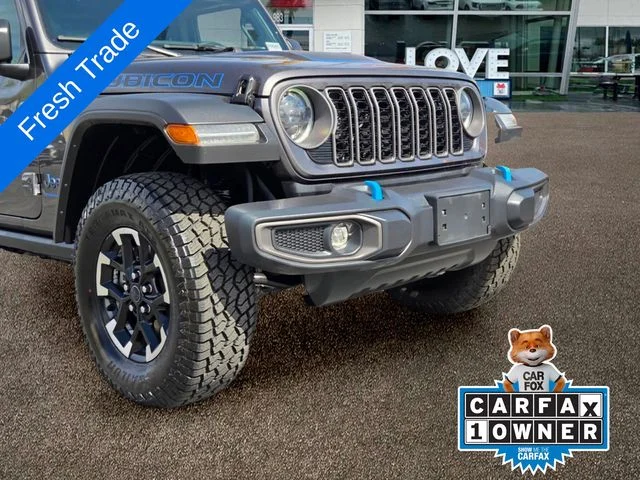 Used 2024 Gray Jeep Rubicon 4xe image 8