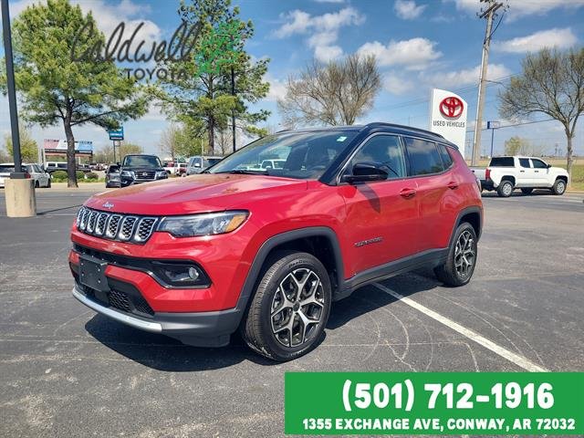 Red Hot Pearl Coat 2025 Jeep Compass Limited 4WD SUV / Crossover Four-Wheel Drive