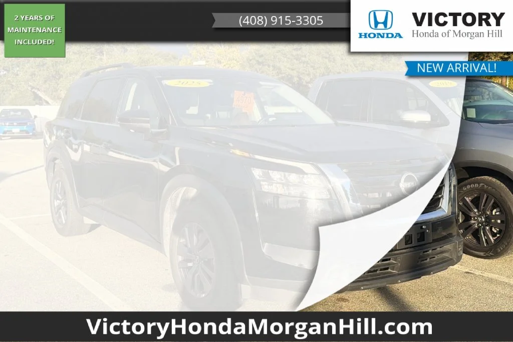 Used 2025 Super Black Nissan SV image 1