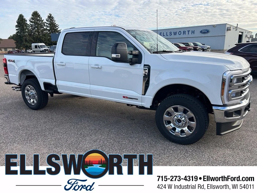 New 2027 Star White Metallic Tri-Coat Ford F-350® Lariat® image 1