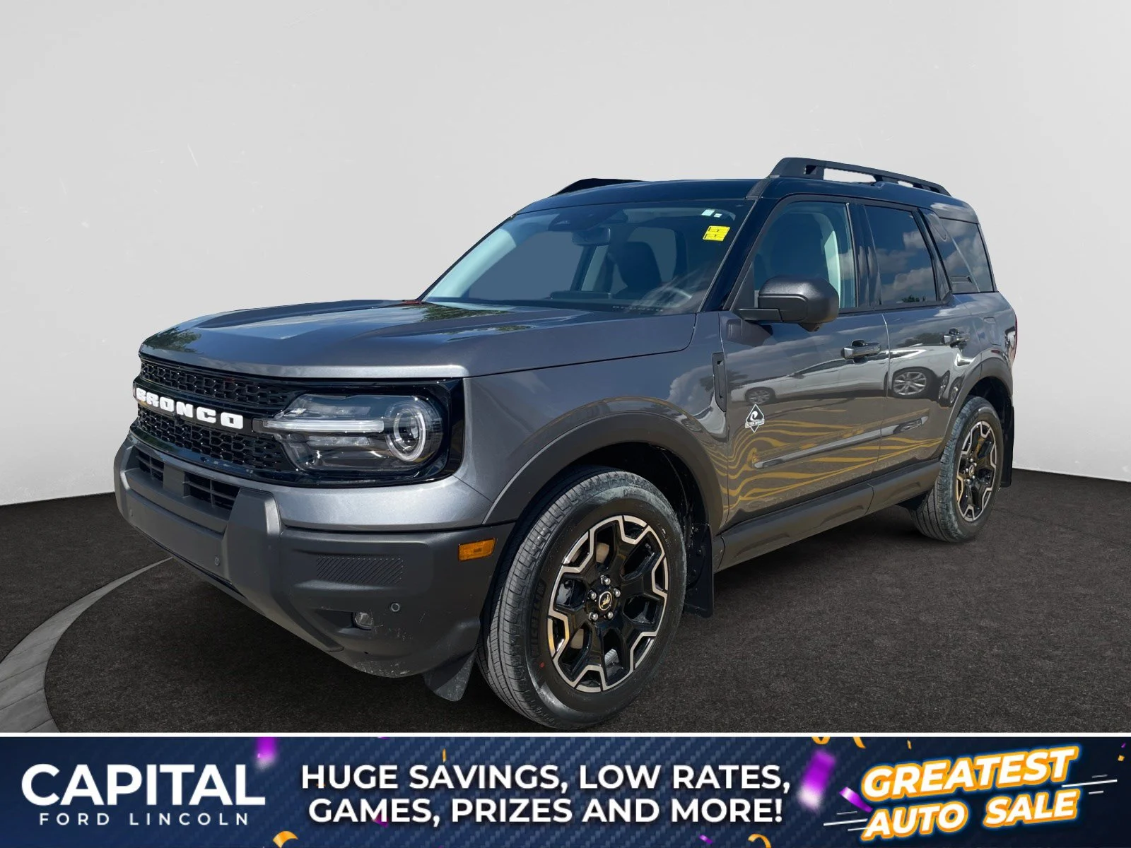 New 2026 Carbonized Grey Metallic Ford Outer Banks image 1