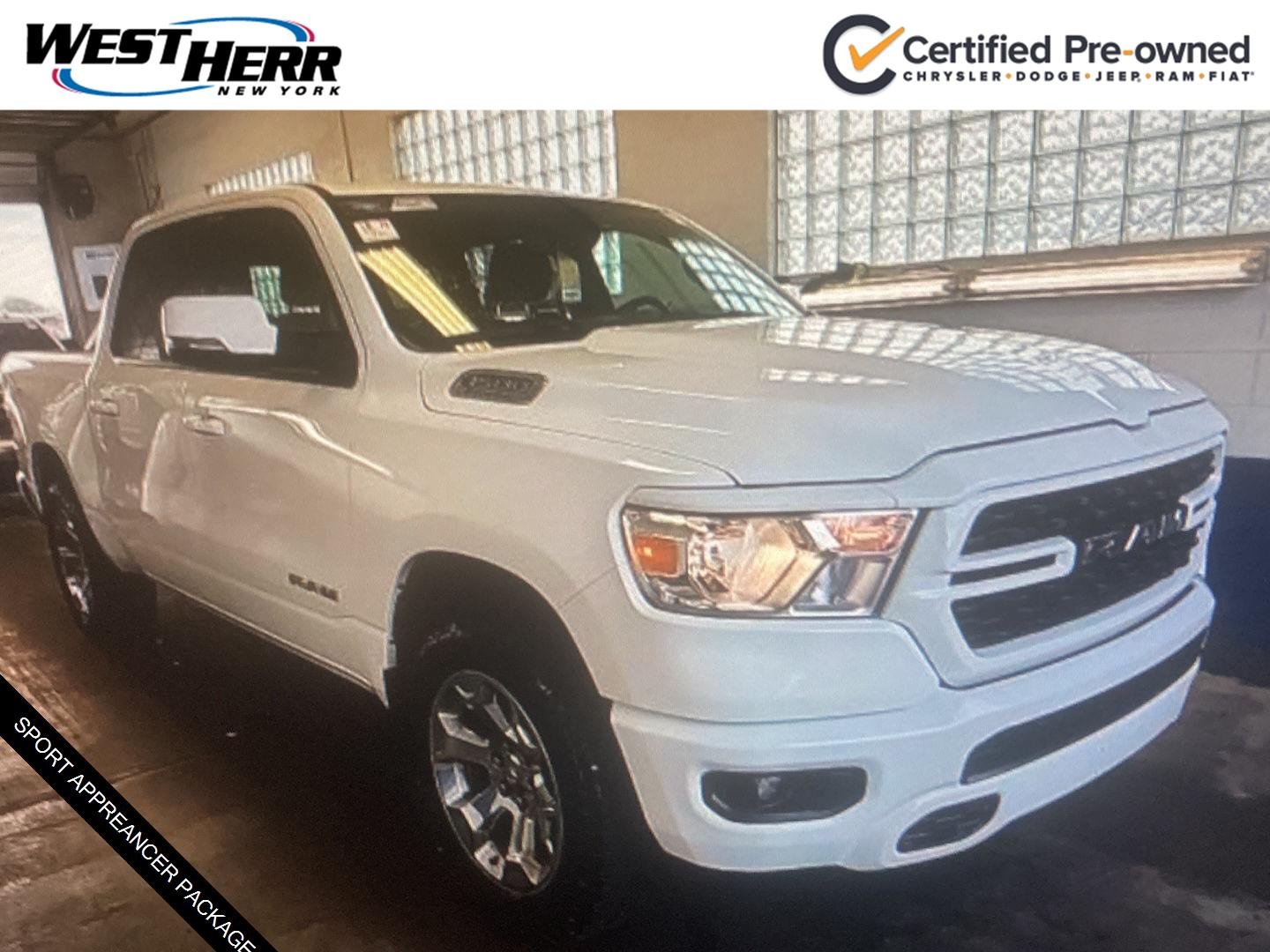 Used 2023 Bright White Clearcoat Ram Big Horn image 1