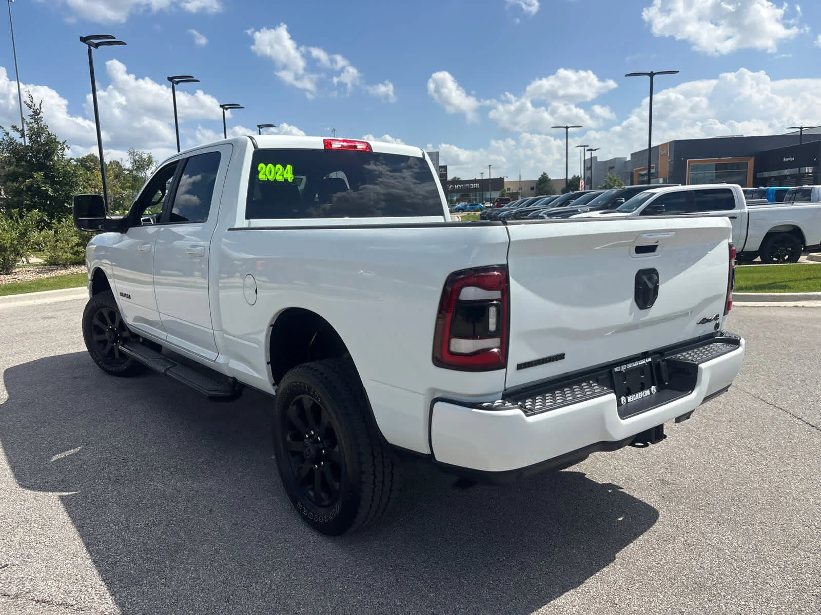 Used 2024 Bright White Clearcoat Ram Big Horn image 8