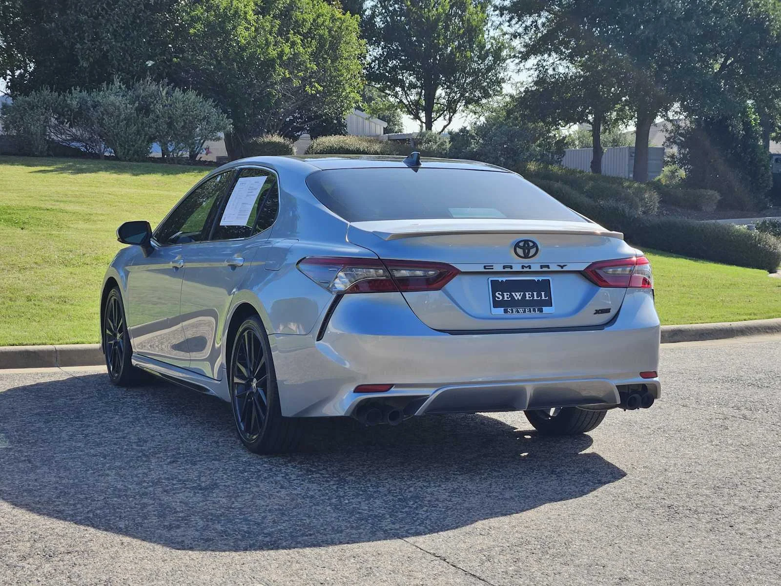 Used 2024 Celestial Silver Metallic Toyota XSE image 3