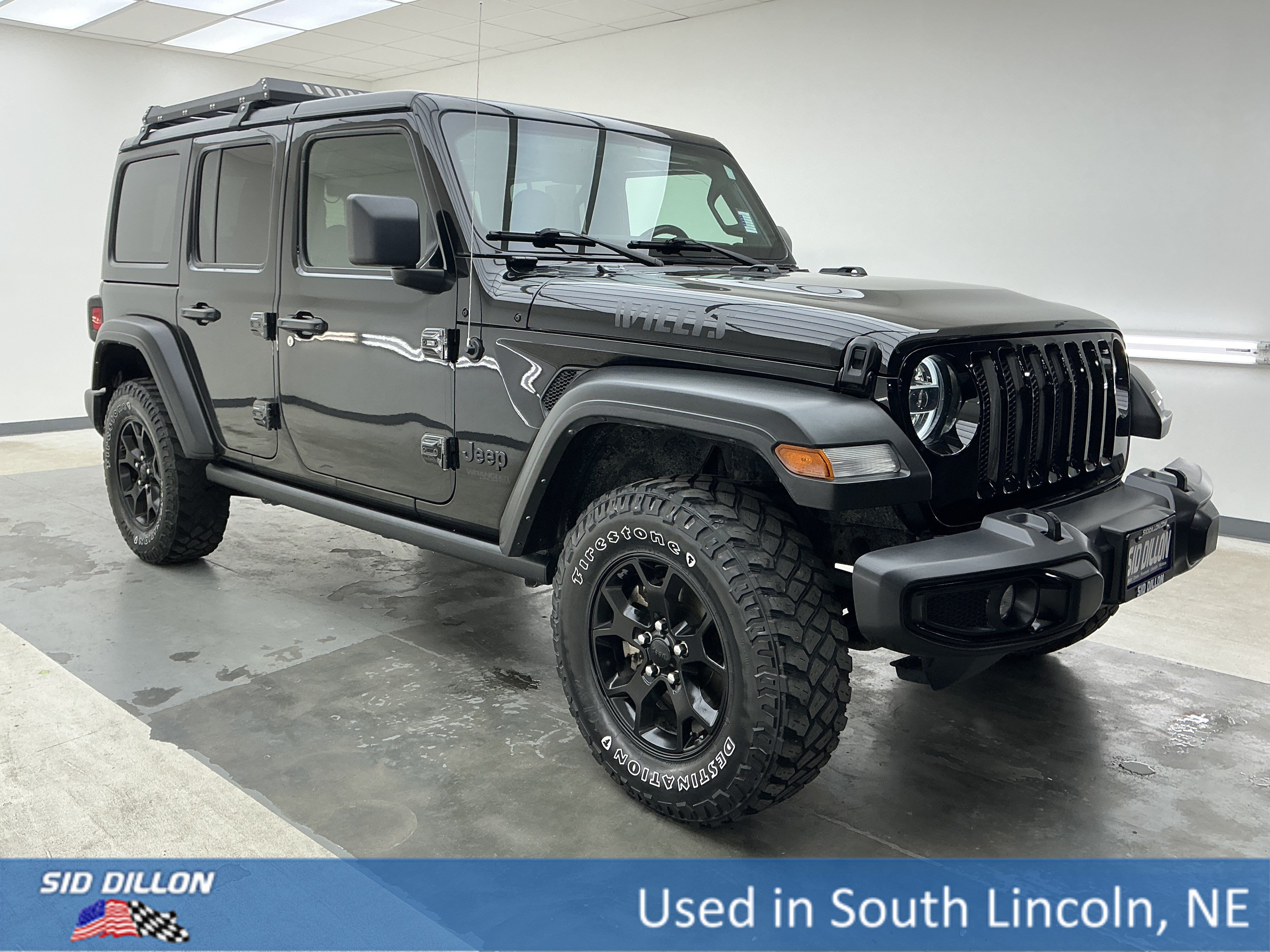 Used 2021 Black Clearcoat Jeep  image 3