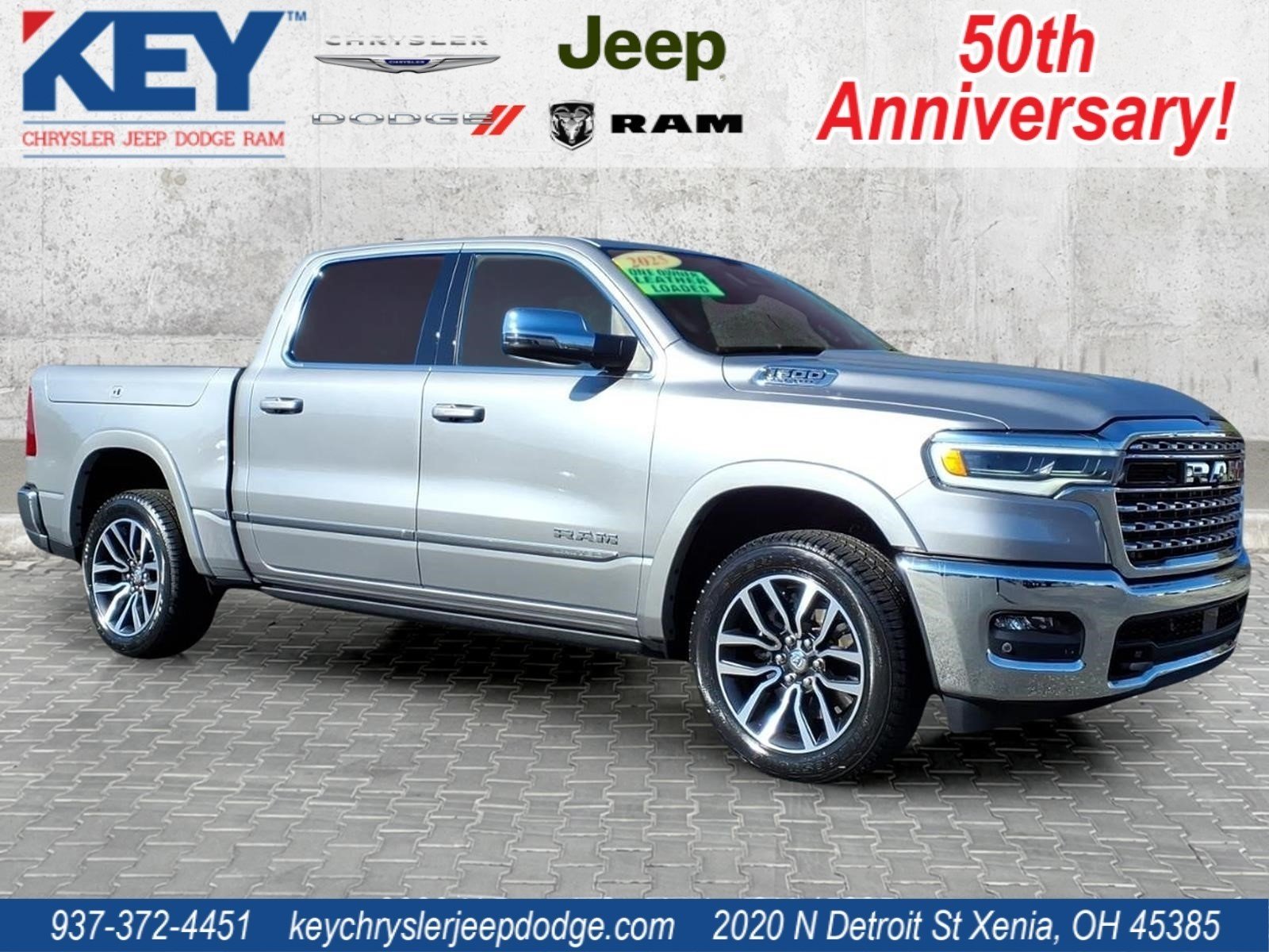 Certified Used 2025 Billet Silver Metallic Clear Coat Ram Limited image 1