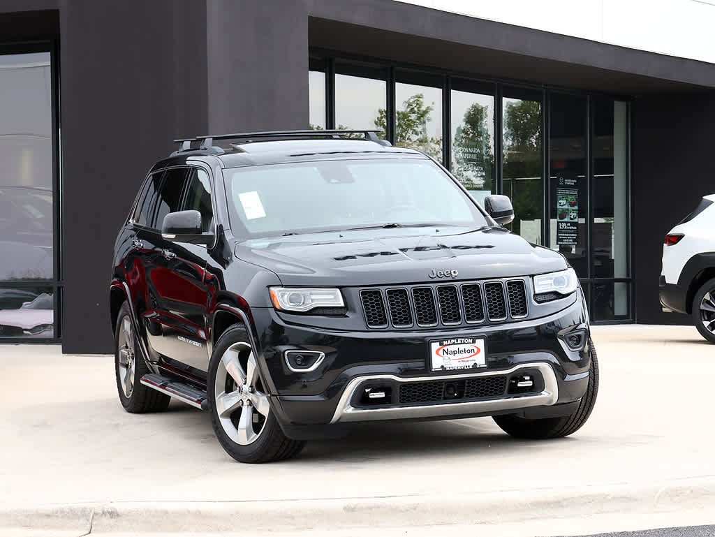 Used 2014 Jeep Grand Cherokee Overland with VIN 1C4RJFCG9EC200588 for sale in Naperville, IL