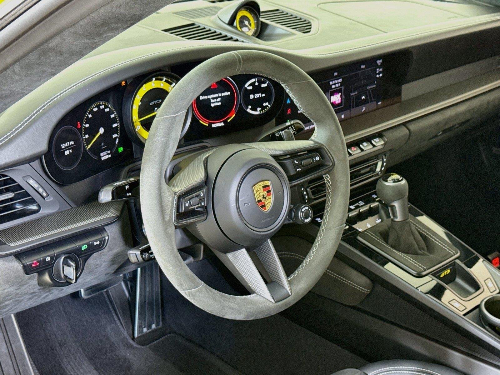 Used 2022 Racing Yellow Porsche GT3 | PCCB | PDLS+ | Matte Carbon Trim | Exclusive Design Taillights image 16