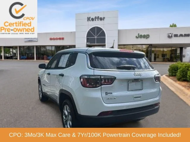 Certified Used 2024 White Jeep Sport image 3