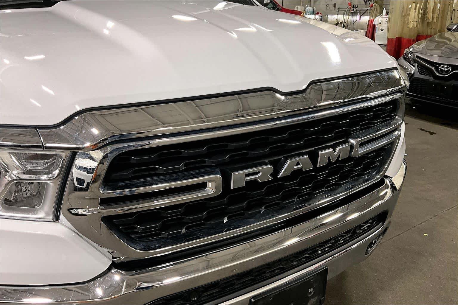 Used 2022 Bright White Clearcoat Ram Big Horn image 51