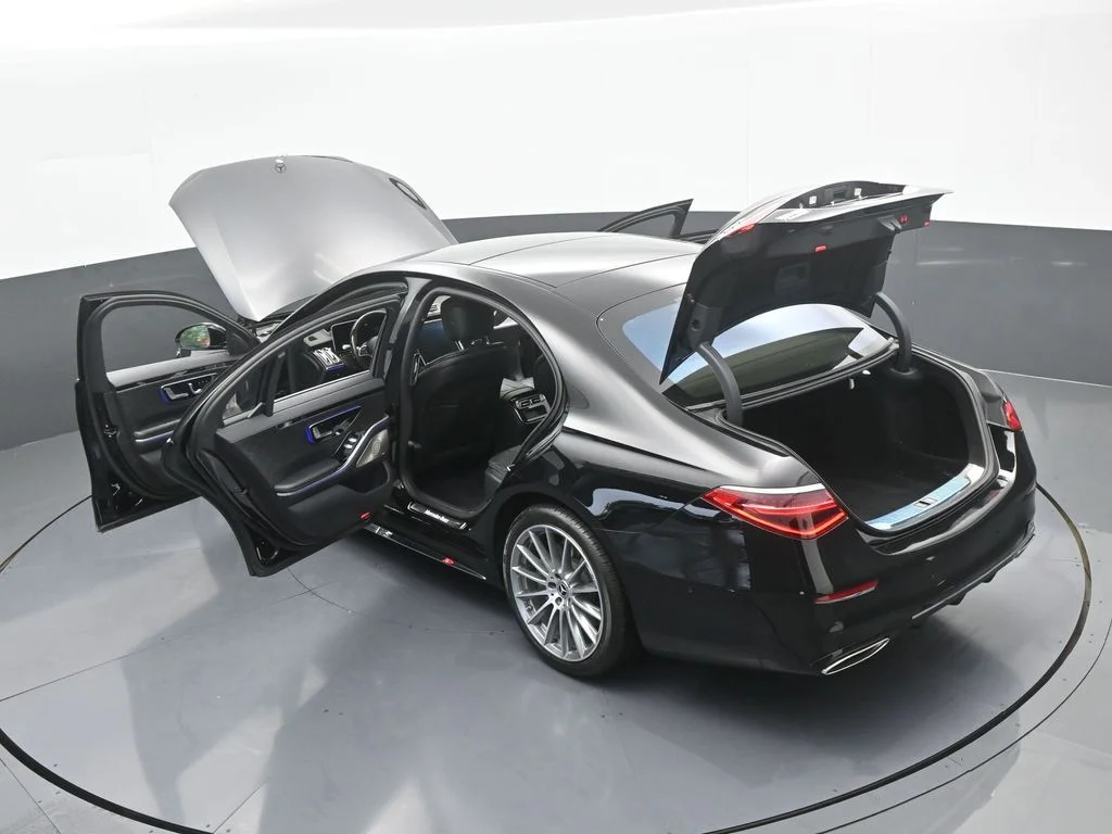Used 2021 Obsidian Black/designo Diamon White Mercedes-Benz S 580 image 76