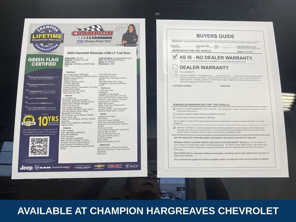 Used 2025 Black Chevrolet LT Trail Boss image 43