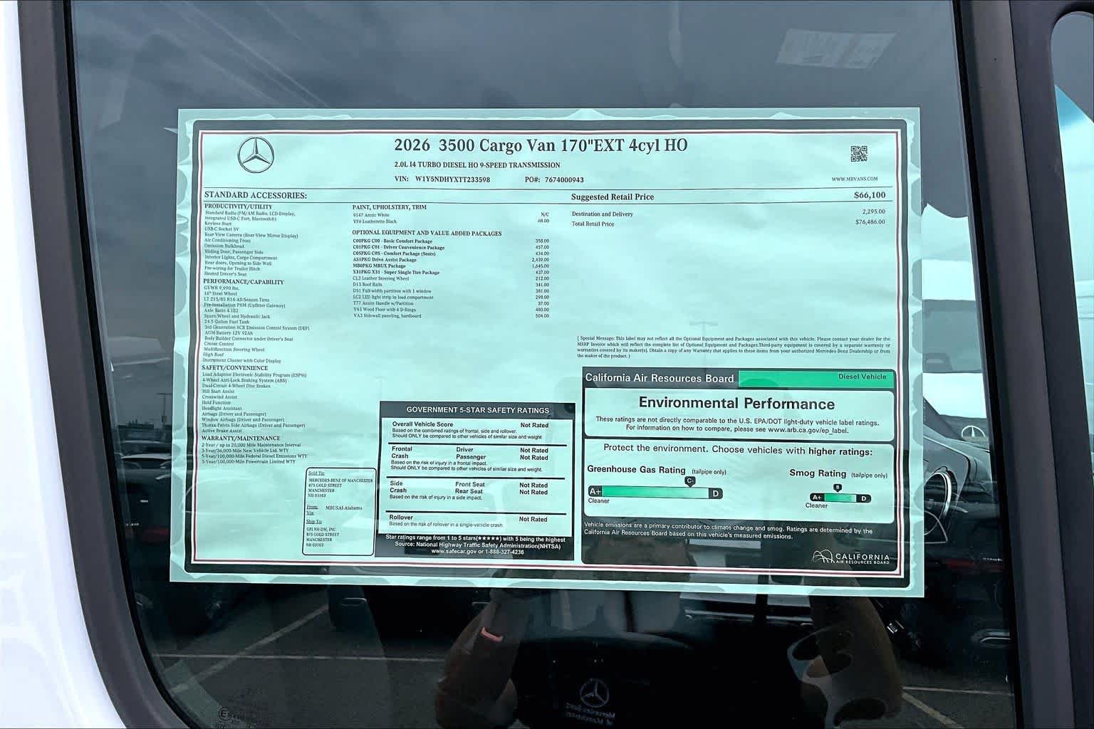 2026 Mercedes-Benz Sprinter Cargo Van Base - Photo 19