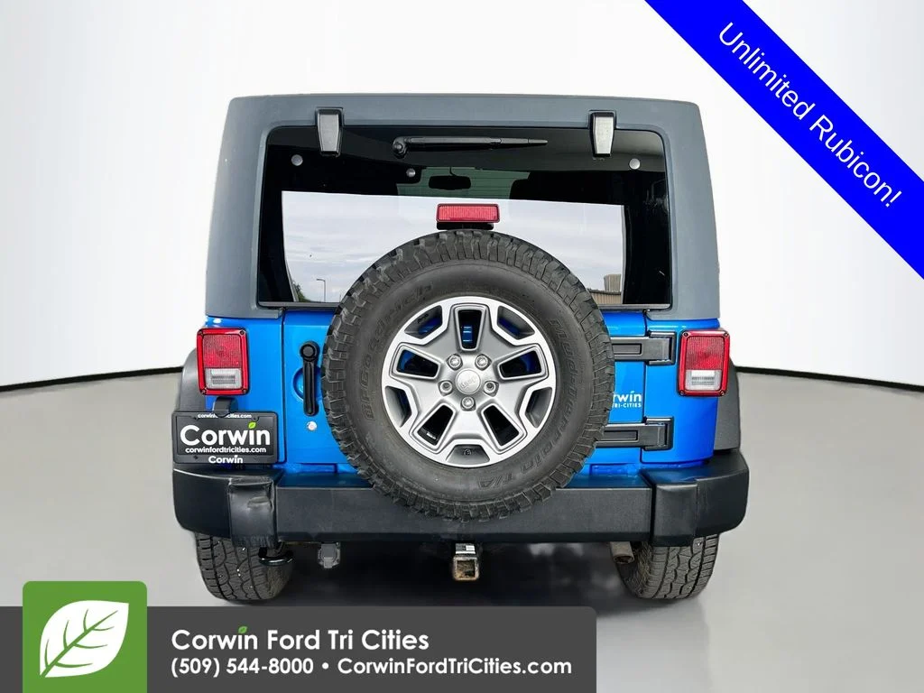 Used 2016 Blue Jeep Unlimited Rubicon image 13