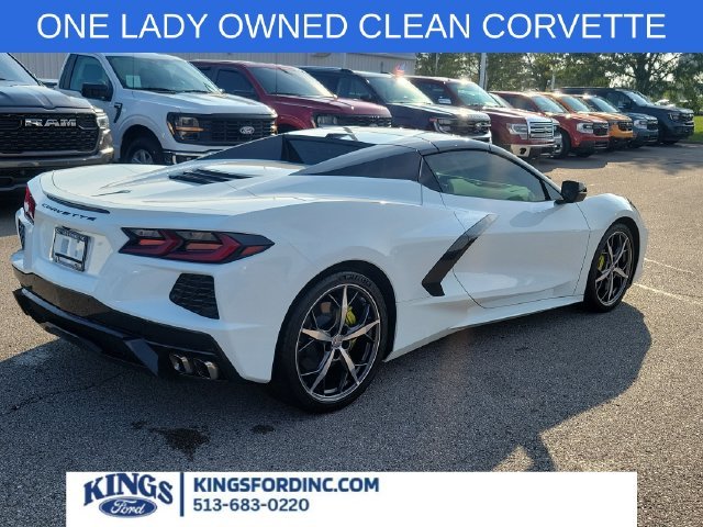 Used 2021 Arctic White Chevrolet Stingray image 5