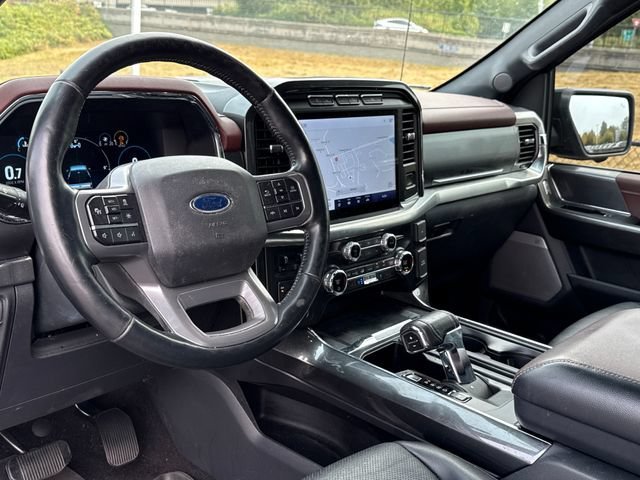 Used 2021 Agate Black Metallic Ford Lariat image 16