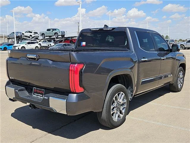 Used 2025 Magnetic Gray Metallic Toyota 1794 Edition (A10) 4x4 CrewMax 5.5 ft. box 145.7 i image 4