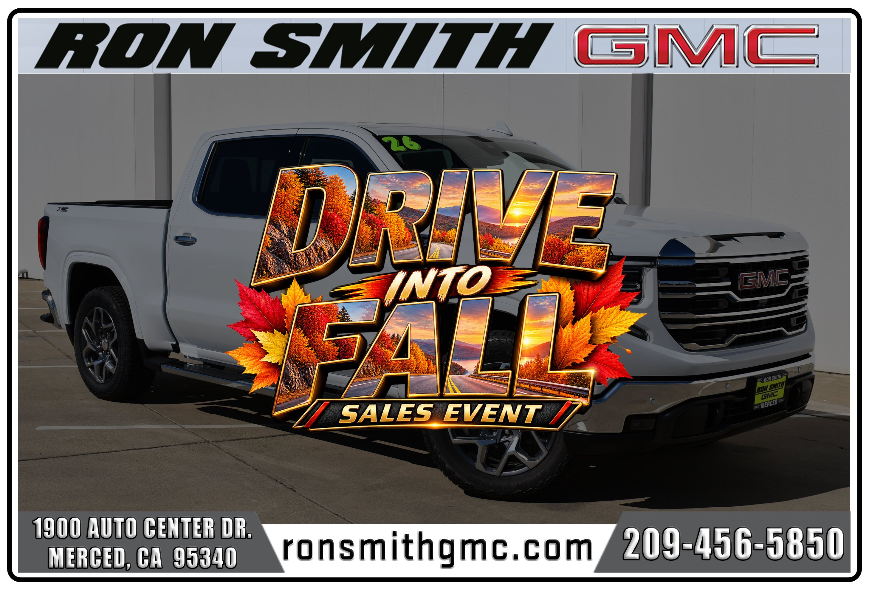 New 2026 Glacier White Tricoat GMC SLT image 1