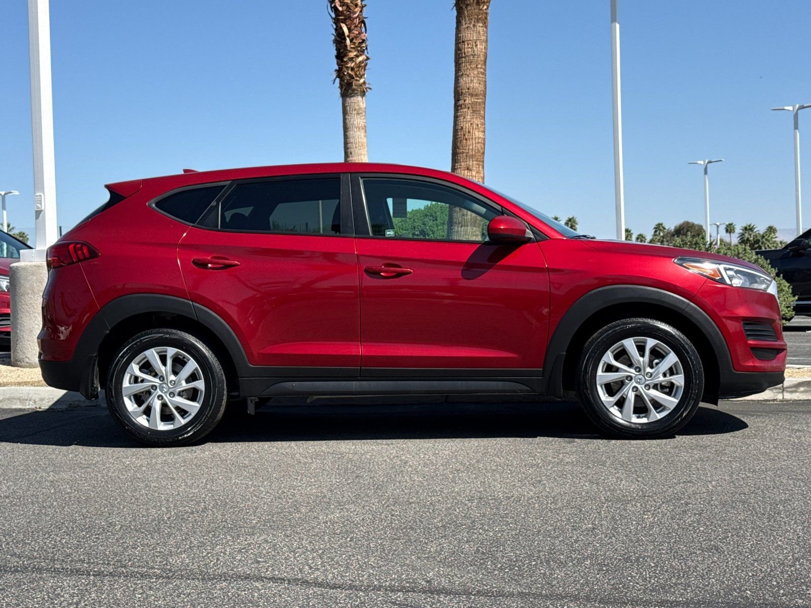 Used 2021 Hyundai Tucson SE with VIN KM8J23A40MU339790 for sale in Cathedral City, CA