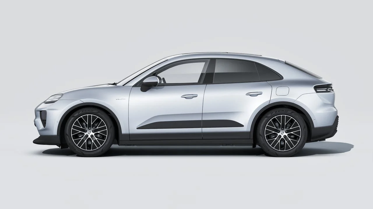 New 2026 Dolomite Silver Metallic Porsche Electric image 2