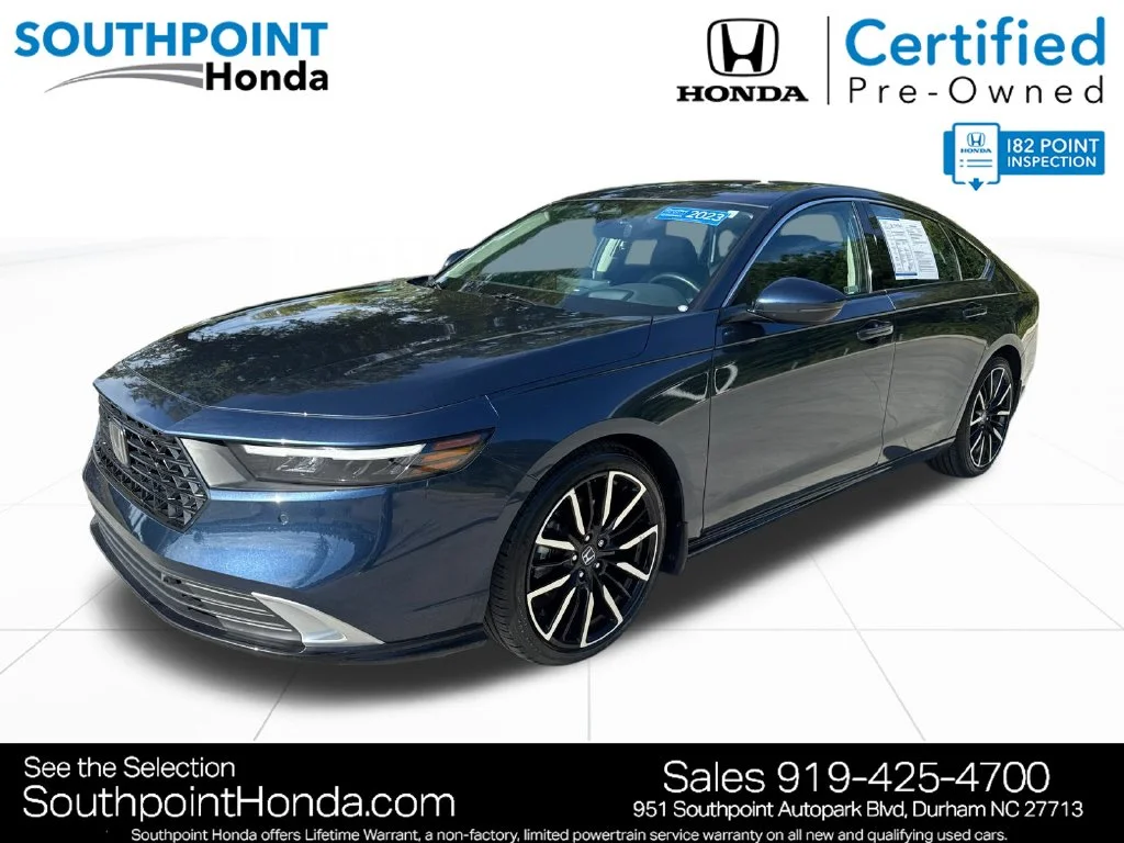 Certified Used 2023 Canyon River Blue Metallic Honda Touring image 3