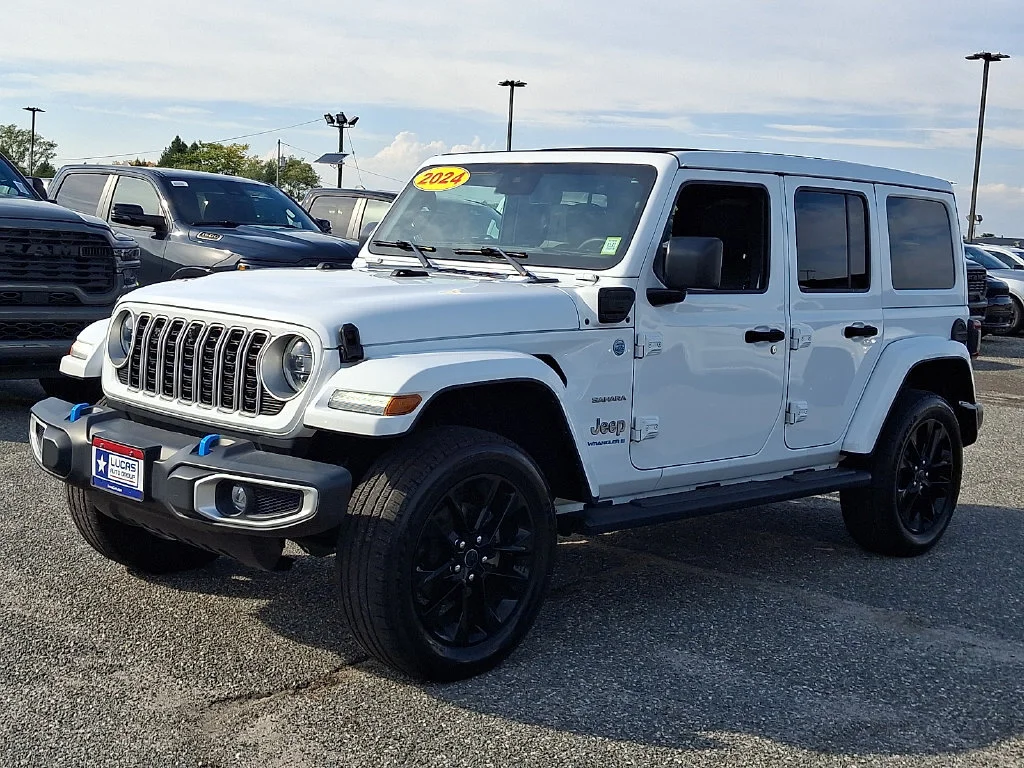 Used 2024 White Jeep Sahara 4xe image 6