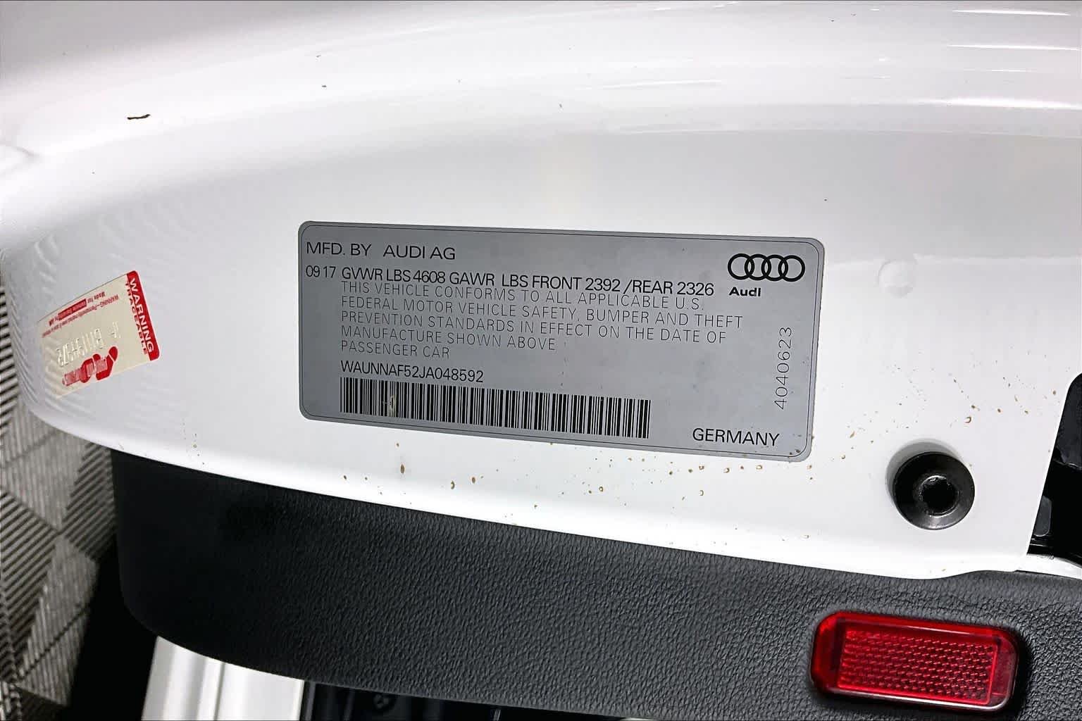 Used 2018 Ibis White Audi Premium image 33