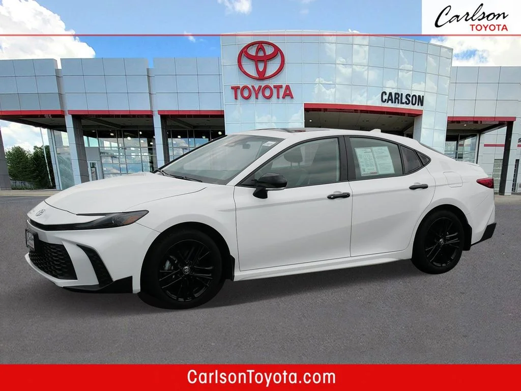 Used 2025 White Toyota SE image 1