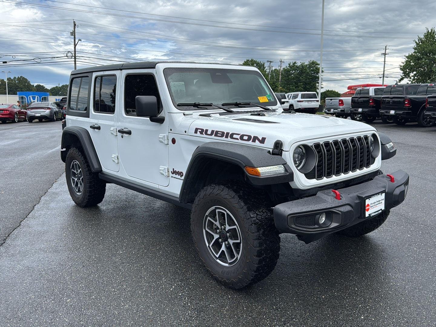 Used 2026 Bright White Clearcoat Jeep Rubicon image 1