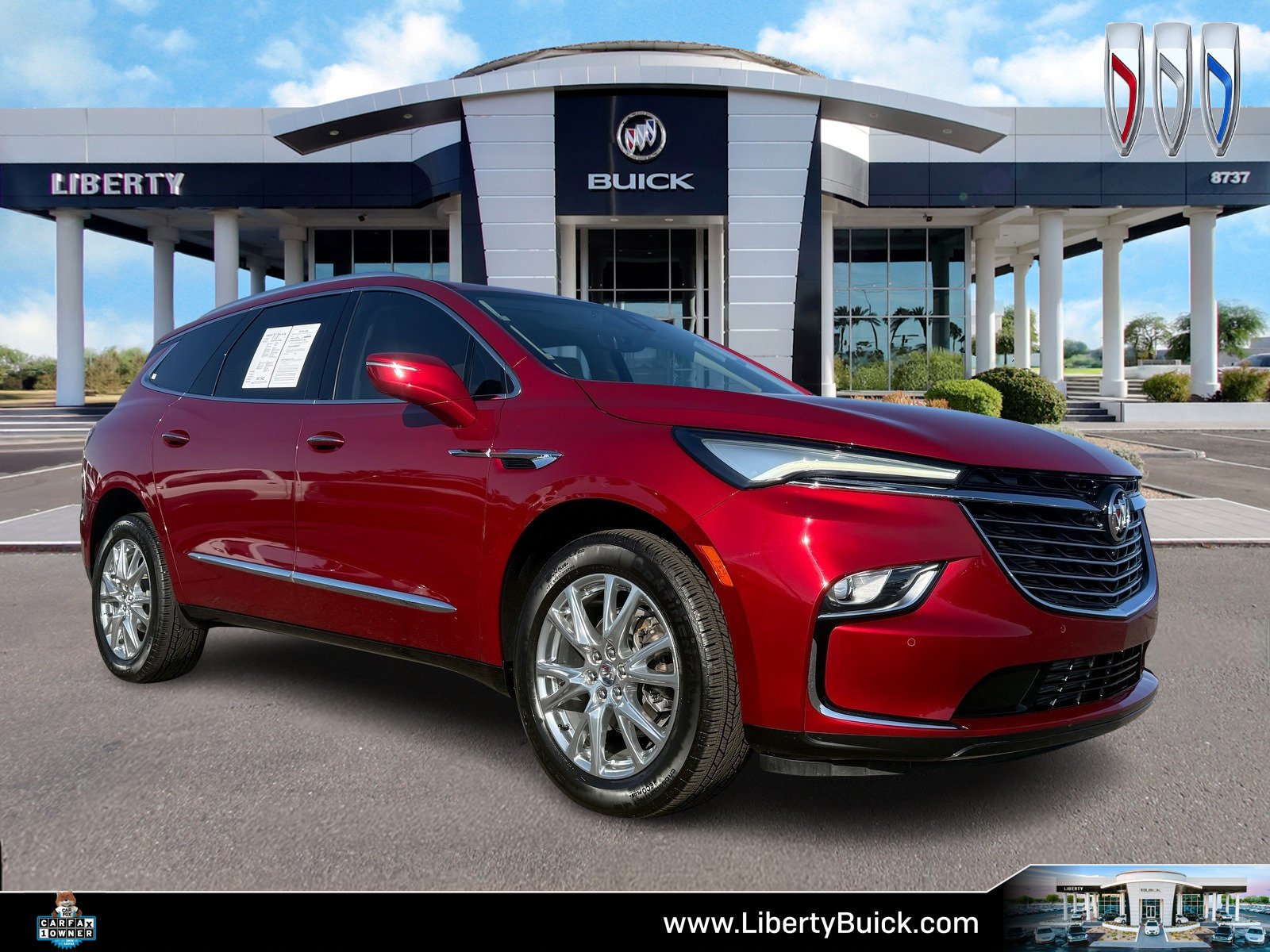 Used 2023 Cherry Red Tintcoat Buick Premium image 1
