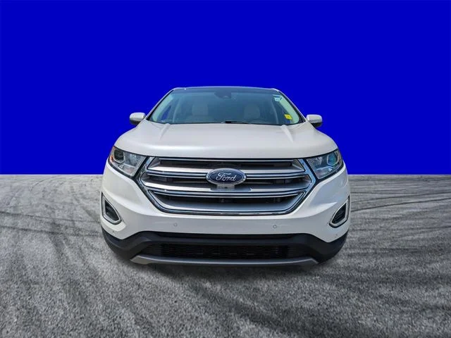 Certified Used 2017 White Platinum Clearcoat Metallic Ford Titanium image 9