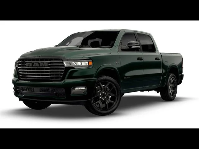 New 2026 Serrano-Green Metallic Exterior Paint RAM Laramie image 1