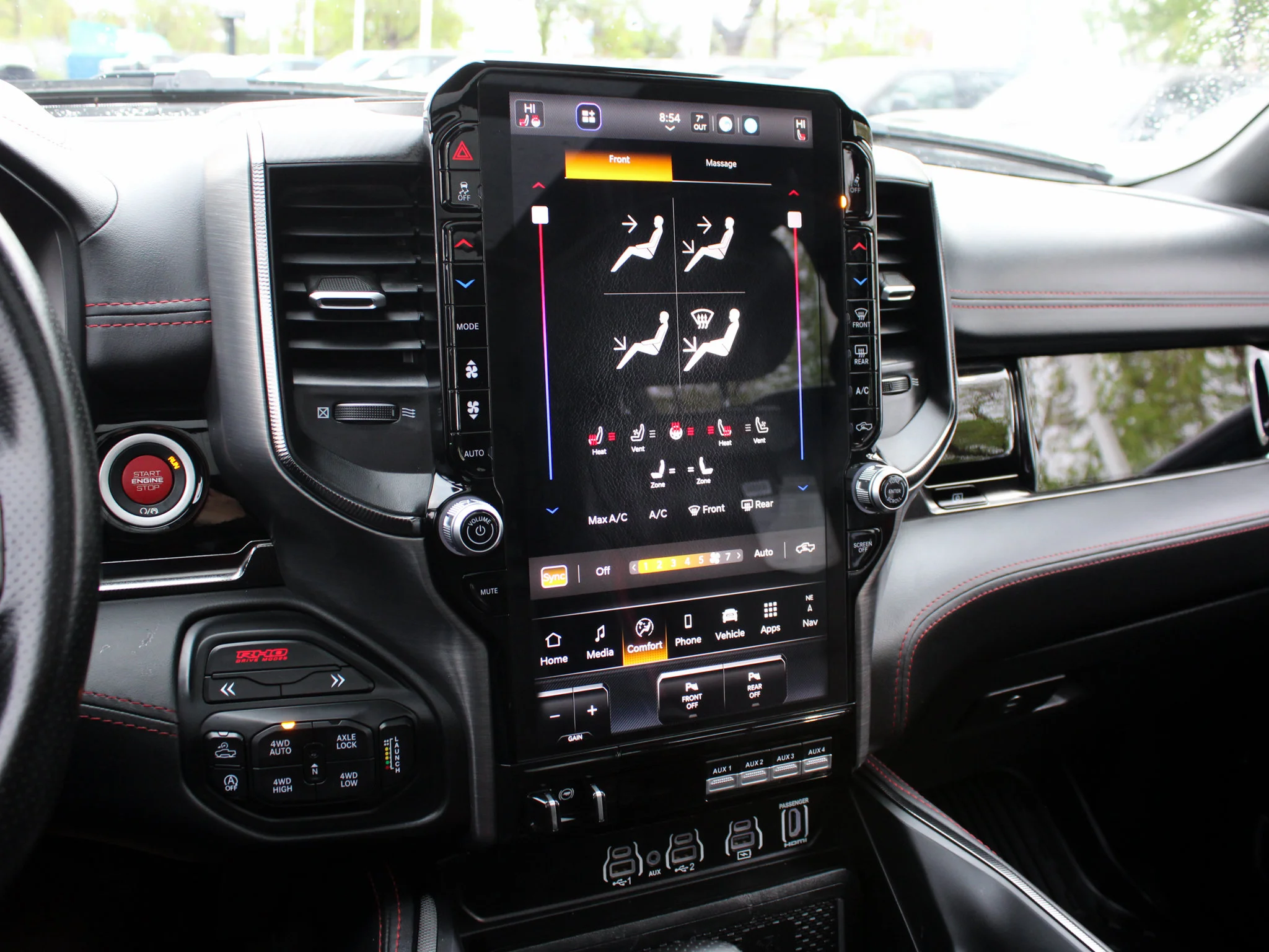 Certified Used 2025 White RAM RHO | Twin-Turbo 540 2.5 LIFT ON 37 TIRES  | Head-Up Display | Bedliner image 31