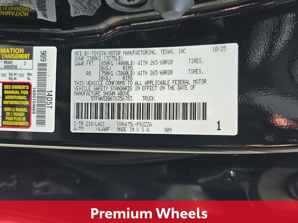 Certified Used 2026 Black Toyota Platinum image 63