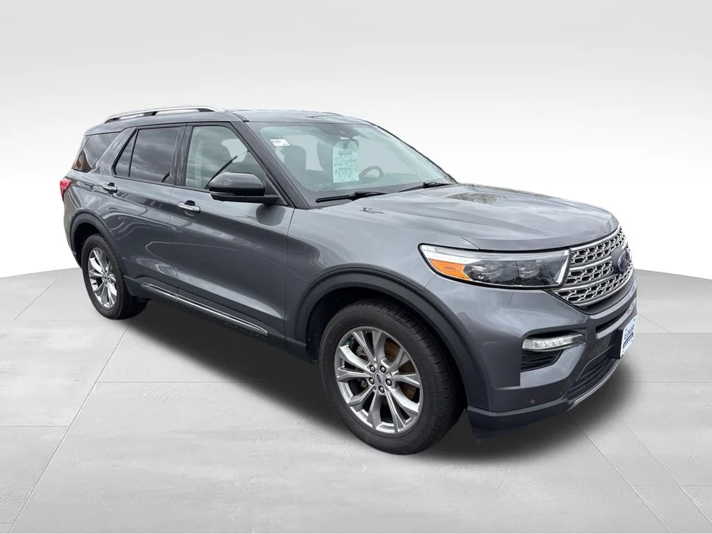 Used 2022 Carbonized Gray Metallic Ford Limited image 8