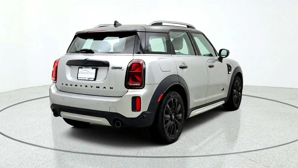 Used 2024 Melting Silver III Metallic MINI Cooper S ALL4, Iconic w/ Chesterfield Leather image 5