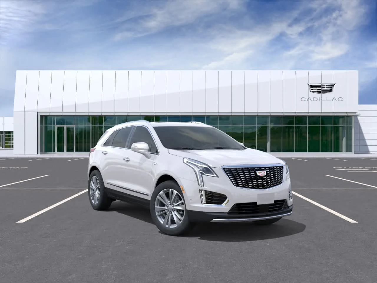 New 2026 Crystal White Tricoat Cadillac Premium Luxury image 1