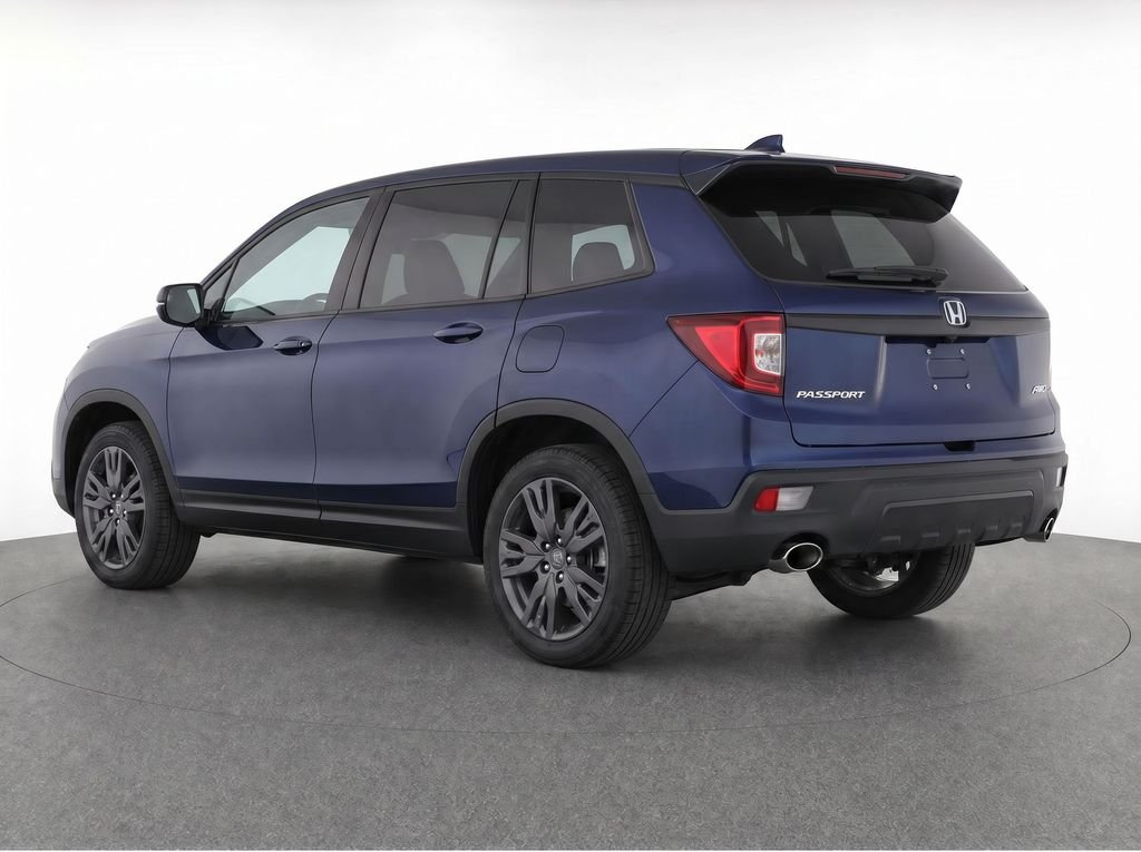 Used 2021 Blue Honda EX-L image 3