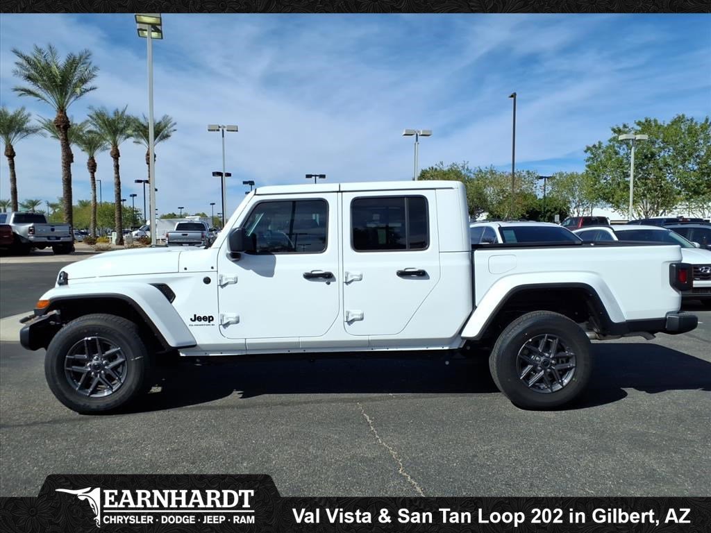 New 2025 Bright White Clearcoat Jeep Sport S image 3