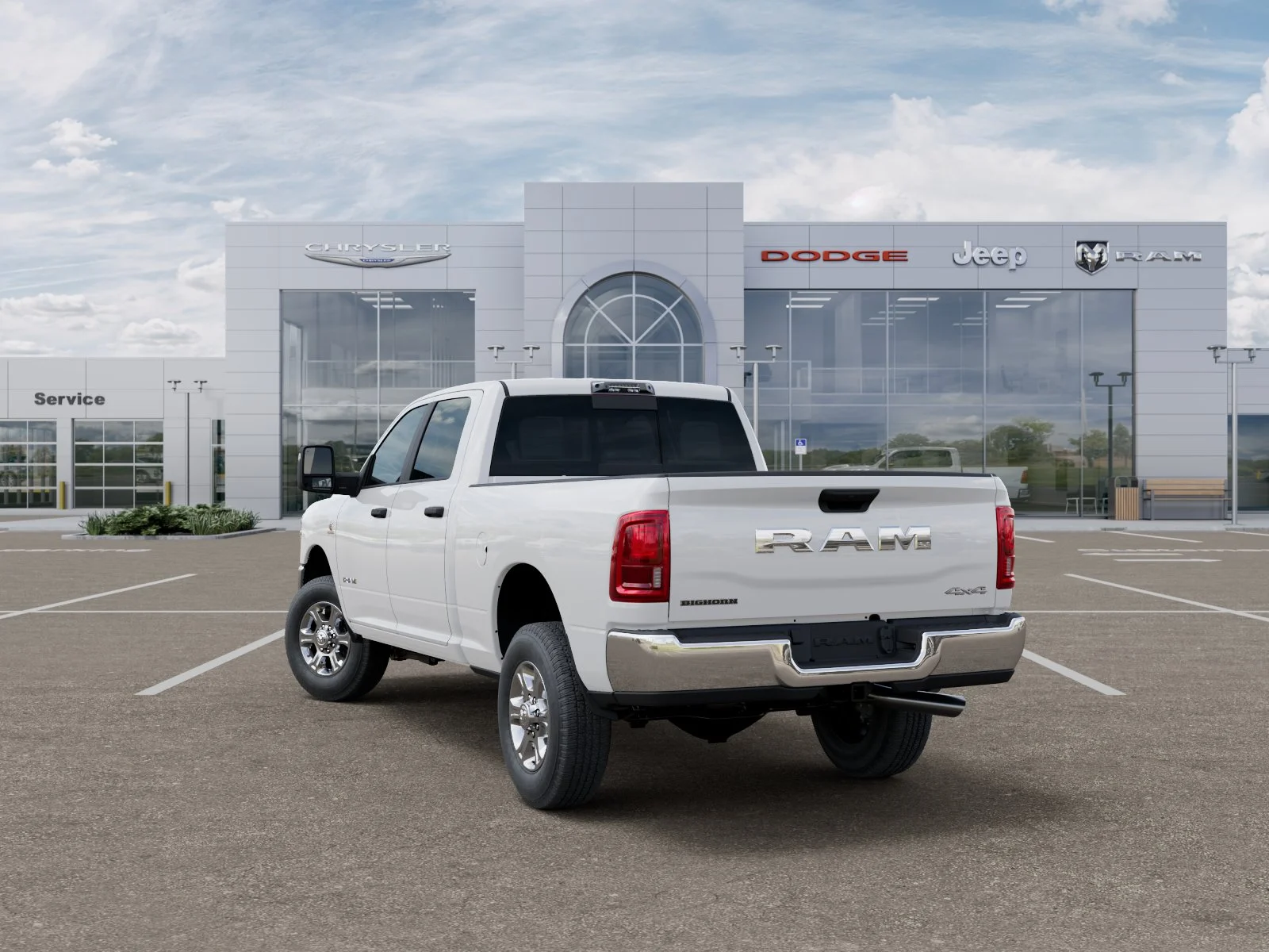 New 2026 Bright White Clearcoat RAM Big Horn image 30