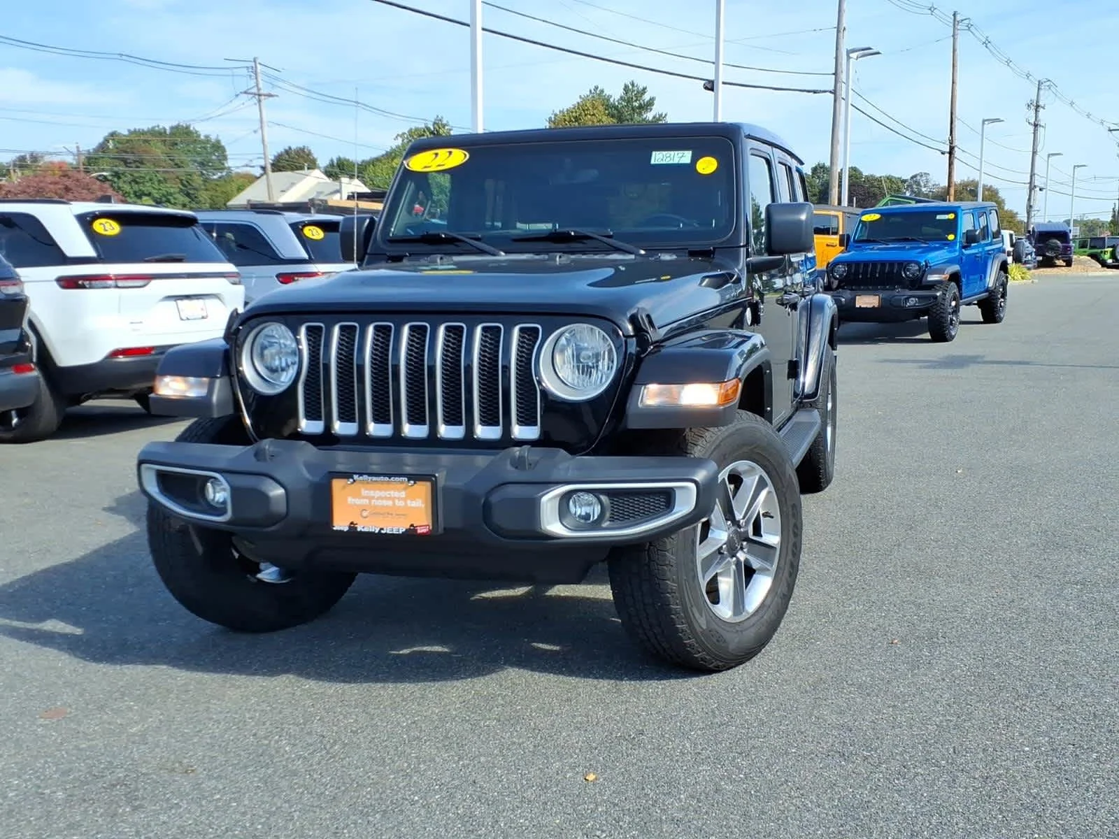 Certified Used 2022 Black Clearcoat Jeep Unlimited Sahara image 2