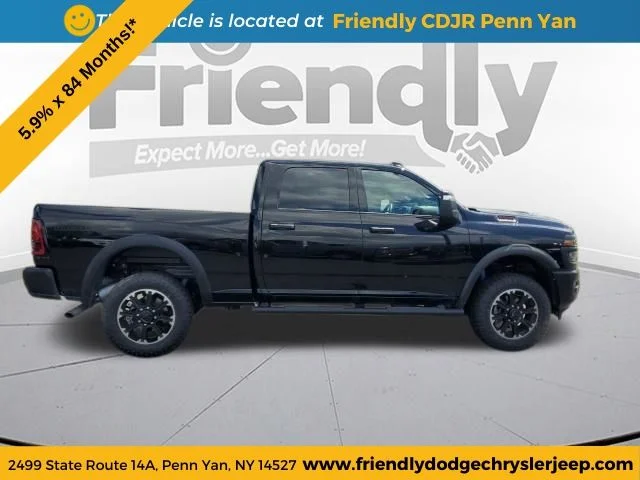 New 2026 Diamond Black Crystal Pearl-Coat Exterior Paint RAM Tradesman image 6