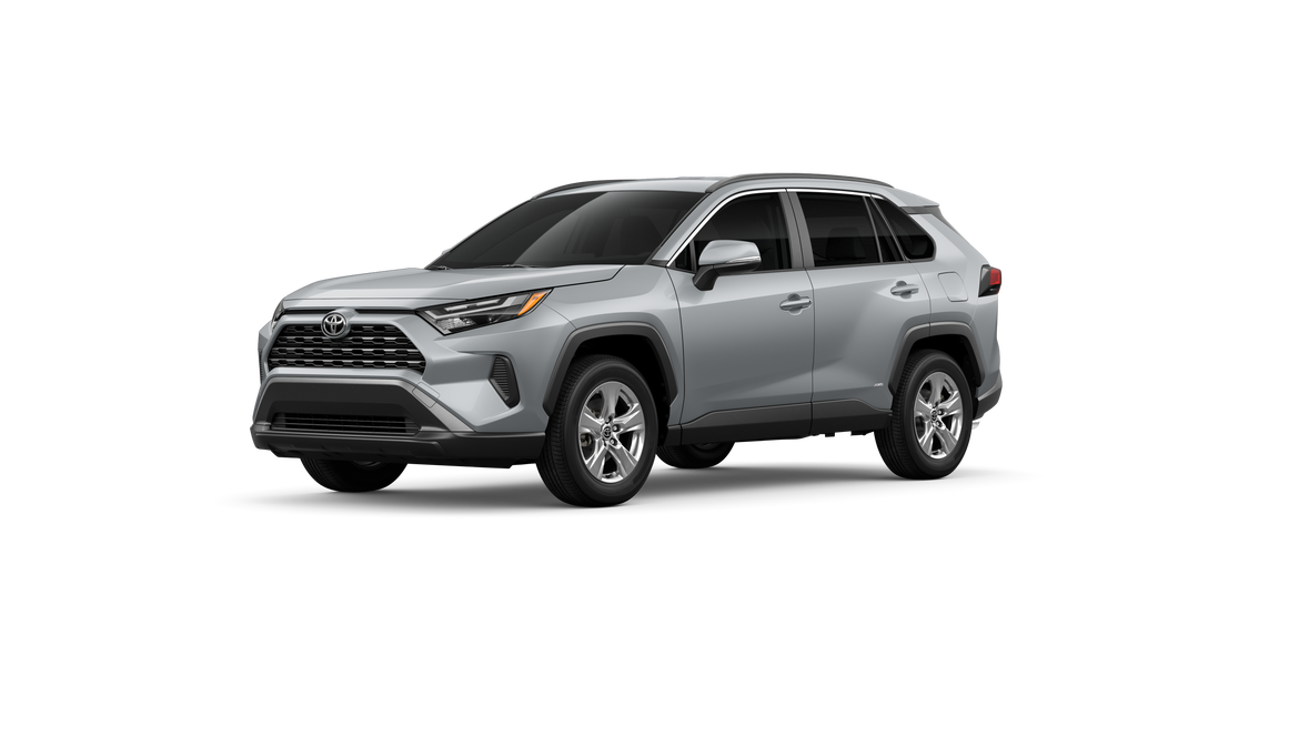 New 2025 Silver Sky Metallic Toyota Hybrid XLE image 2