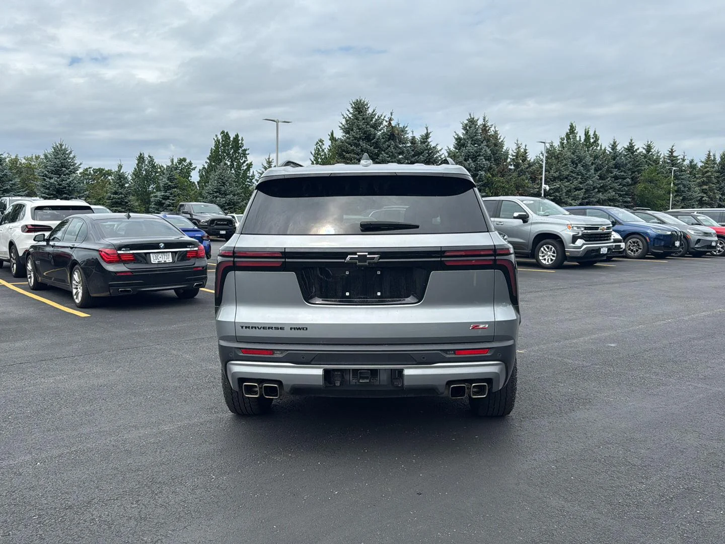 Used 2024 Sterling Gray Metallic Chevrolet AWD Z71 image 4